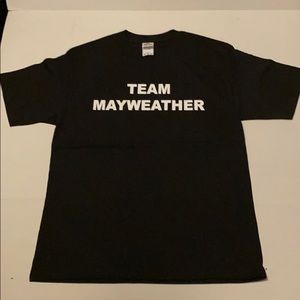 Team mayweather men t shirt size M boxing